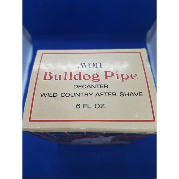 Avon Bulldog Pipe Decanter After Shave Bottle w/ Box! 70s! Fantastic find! - Picture 8 of 9